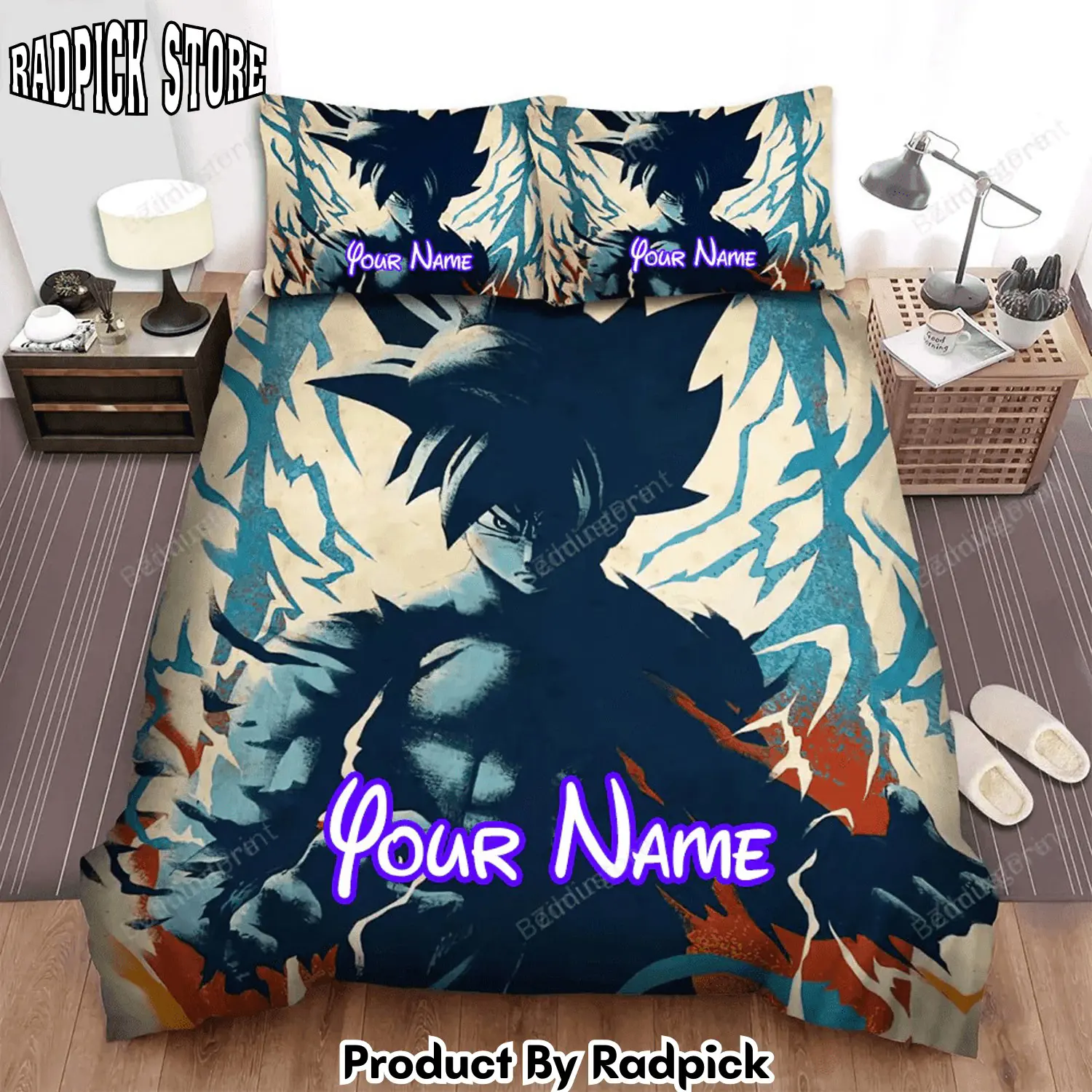 Radpick anime icons the ultimate warrior bed sheets duvet cover personalized name bedding sets rp3278752